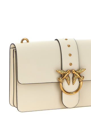 White Goatskin Crossbody Bag
