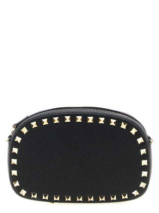 Bolso bandolera de piel de becerro negro