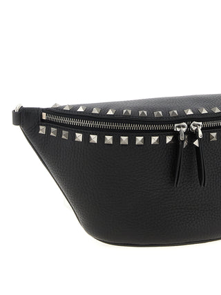 Bolso bandolera de piel de becerro negro