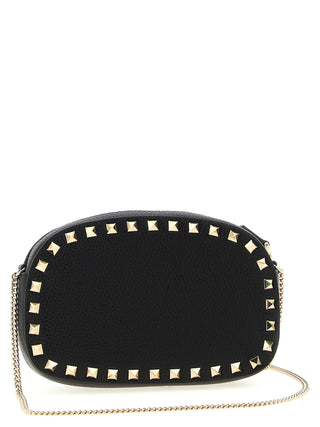 Bolso bandolera de piel de becerro negro