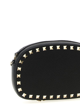 Bolso bandolera de piel de becerro negro