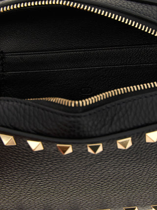 Bolso bandolera de piel de becerro negro
