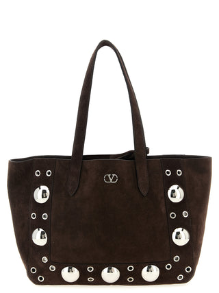 Brown Cowhide Tote Bag