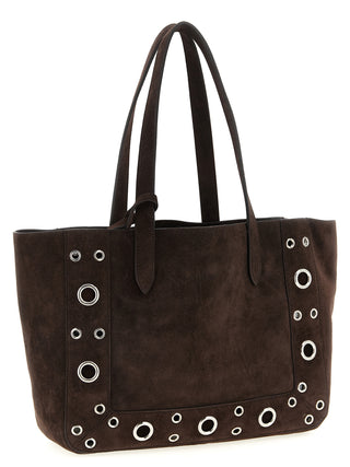 Brown Cowhide Tote Bag