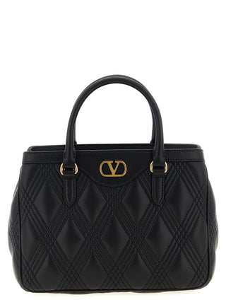Black Lamb Leather Handbag
