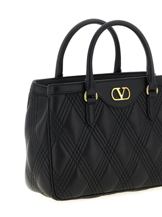 Black Lamb Leather Handbag