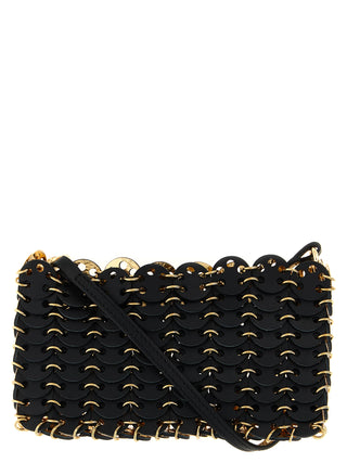 Bolso bandolera de piel de becerro negro