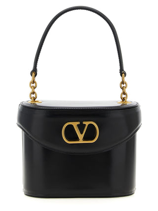Black Calfskin Crossbody Bag