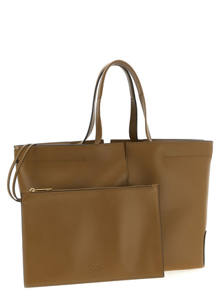 Bicolor Calfskin Tote Bag