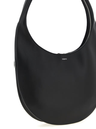 Black Cowhide Shoulder Bag
