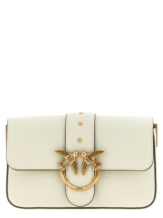 White Goatskin Crossbody Bag