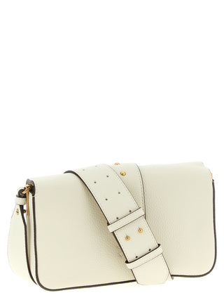 White Goatskin Crossbody Bag