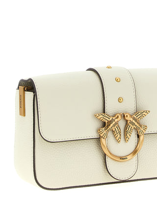 White Goatskin Crossbody Bag