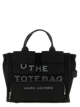 Bolso de mano de algodón negro