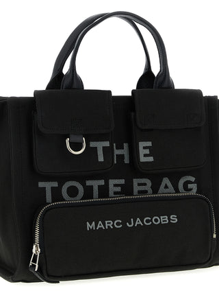 Bolso de mano de algodón negro