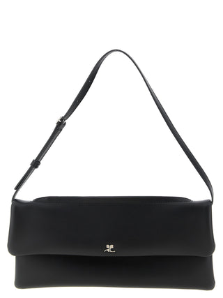 Black Cowhide Clutch Bag