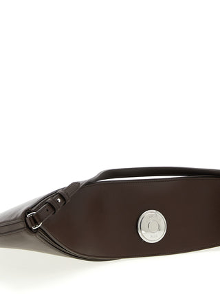Brown Calfskin Shoulder Bag