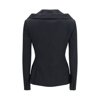 Black Wool Oves Aries Full-Length Jacket