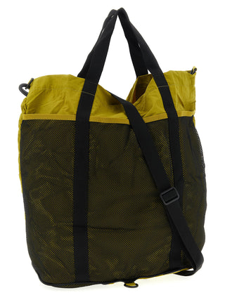 Bolso tote bicolor de nailon