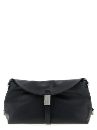 Black Goatskin Shoulder Bag