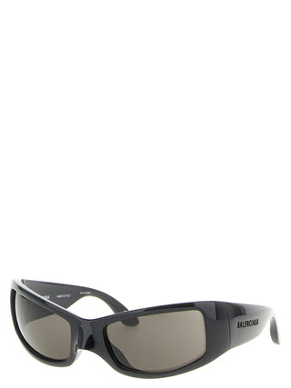 Black Polyamide Sunglasses