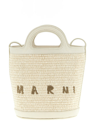 Bolso de mano blanco de algodón