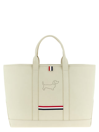 White Calfskin Tote Bag