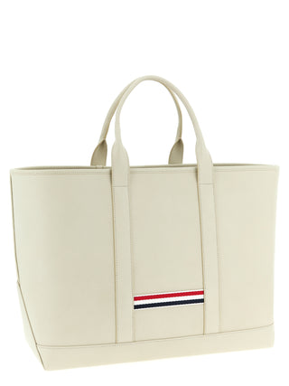 White Calfskin Tote Bag