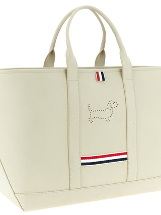White Calfskin Tote Bag