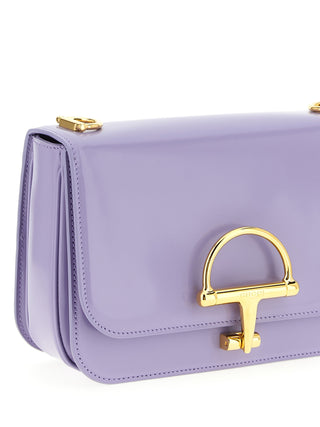 Purple Calfskin Shoulder Bag