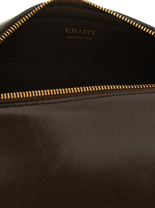 Brown Calfskin Crossbody Bag