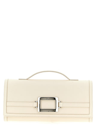 White Calfskin Clutch Bag