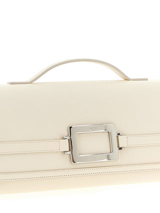 White Calfskin Clutch Bag