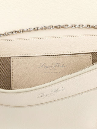 White Calfskin Clutch Bag