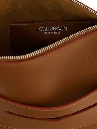 Brown Calfskin Shoulder Bag