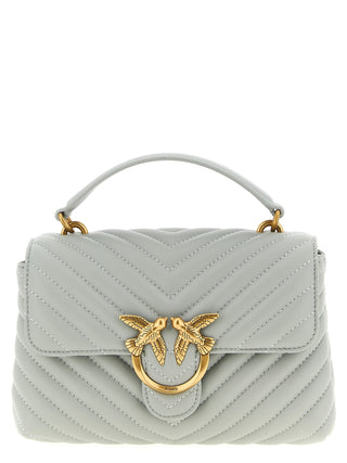 Gray Lambskin Handbag