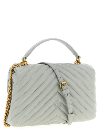 Gray Lambskin Handbag