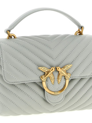 Gray Lambskin Handbag