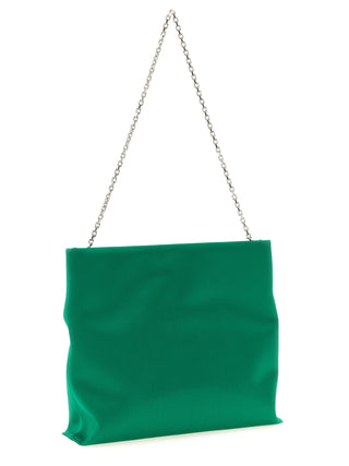 Bicolor Viscose Clutch Bag