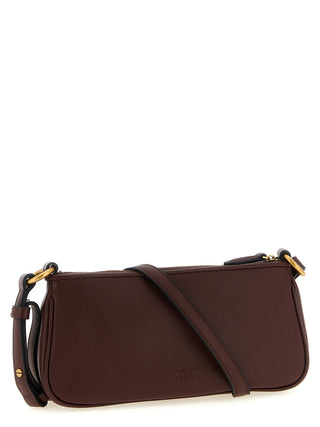 Bolso bandolera burdeos de piel de vaca