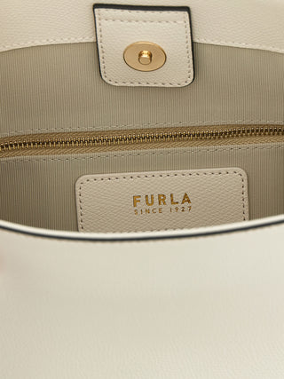 White Calfskin Shoulder Bag