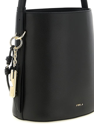 Bolso de hombro de becerro negro