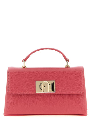 Fuchsia Calfskin Crossbody Bag