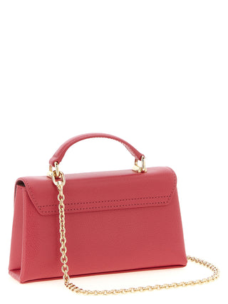 Fuchsia Calfskin Crossbody Bag