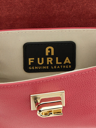 Fuchsia Calfskin Crossbody Bag