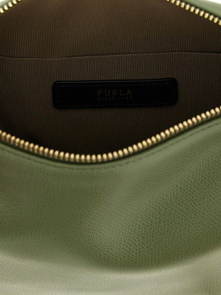 Bicolor Calfskin Shoulder Bag