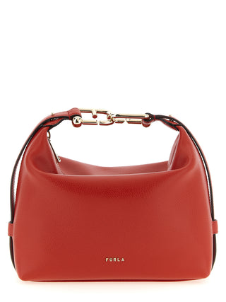 Multicolor Calfskin Shoulder Bag