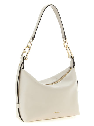 White Calfskin Shoulder Bag