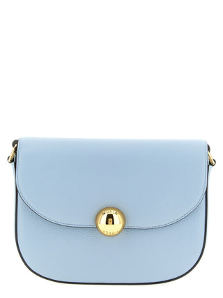 Blue Calfskin Crossbody Bag