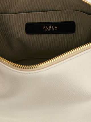 White Calfskin Shoulder Bag